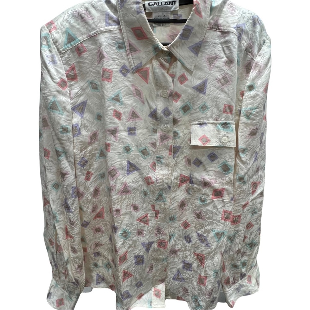 Vintage Gallant silk blouse